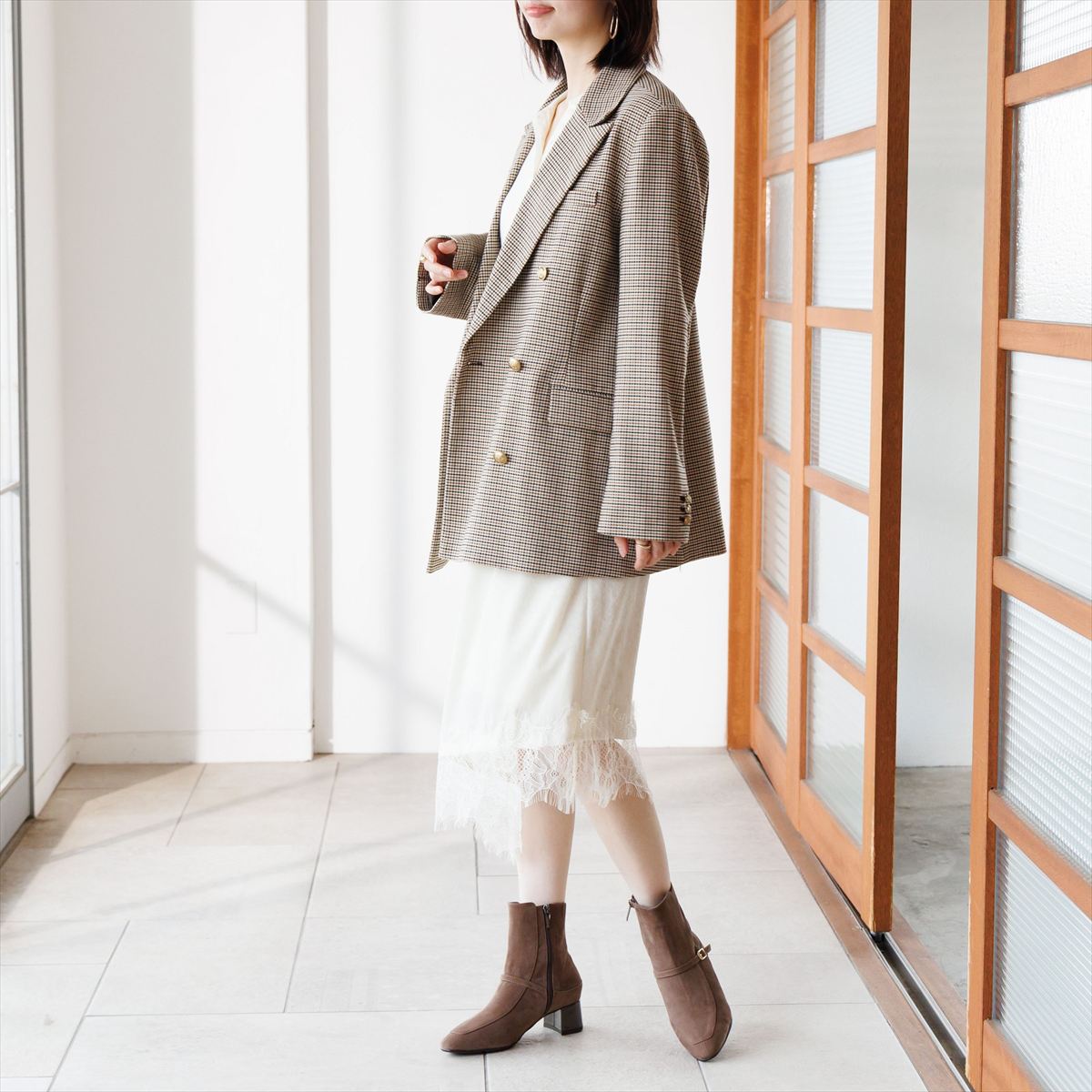 【26AW】モカデザインショートブーツ/661414