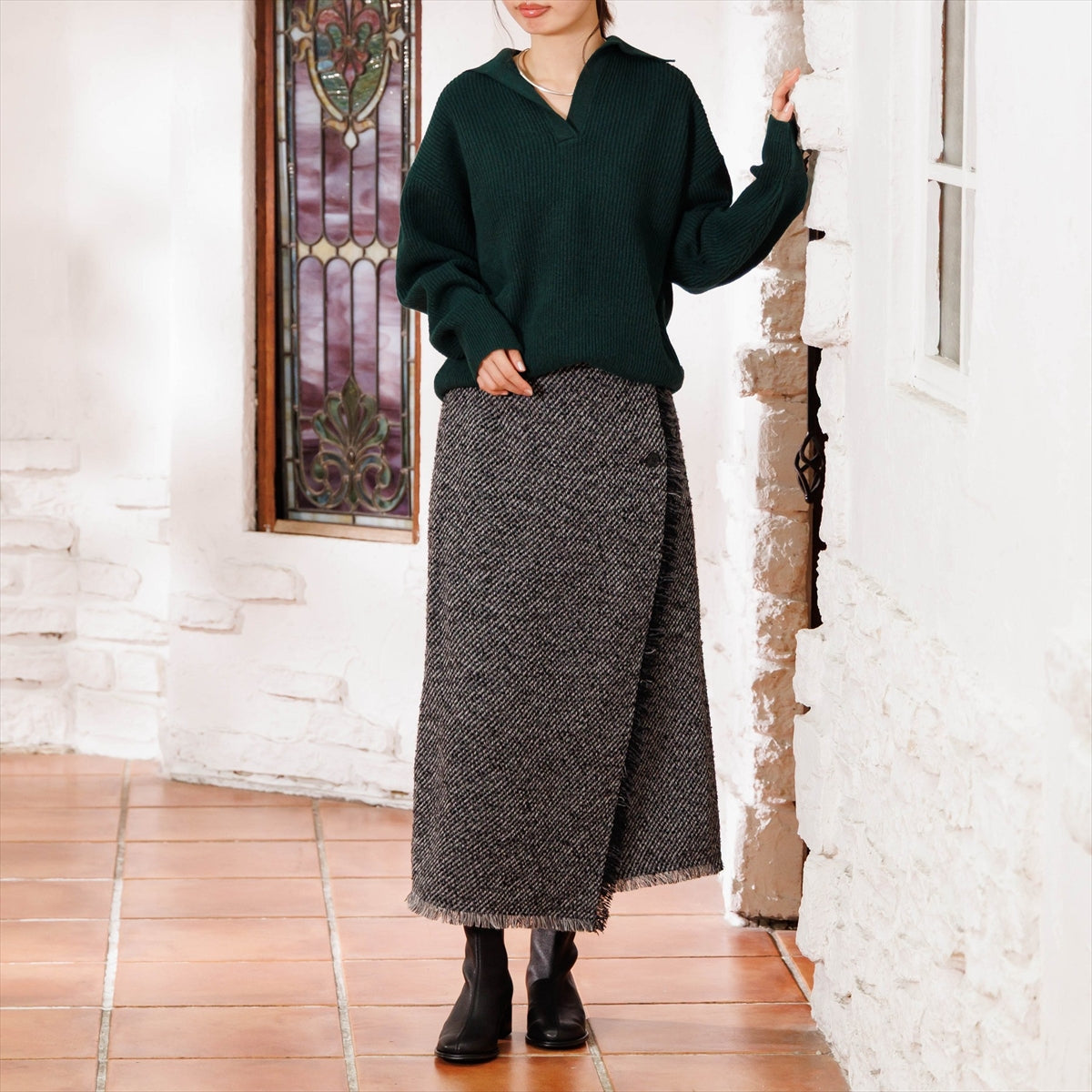 【26AW】ピースデザインストレッチブーツ/661420