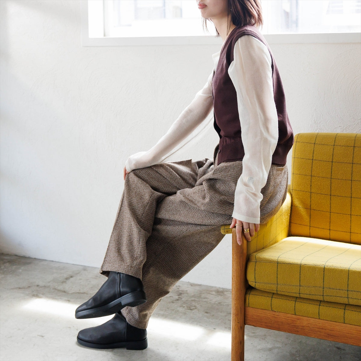 【26AW】【瞬間フィット】ハンズフリーショートブーツ/661421