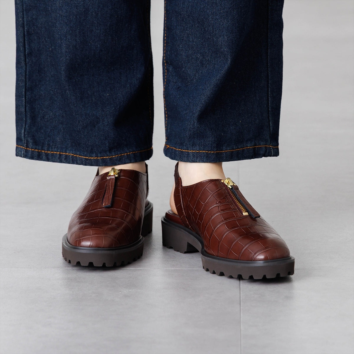 【26AW】センタージップクロッグシューズ/661516