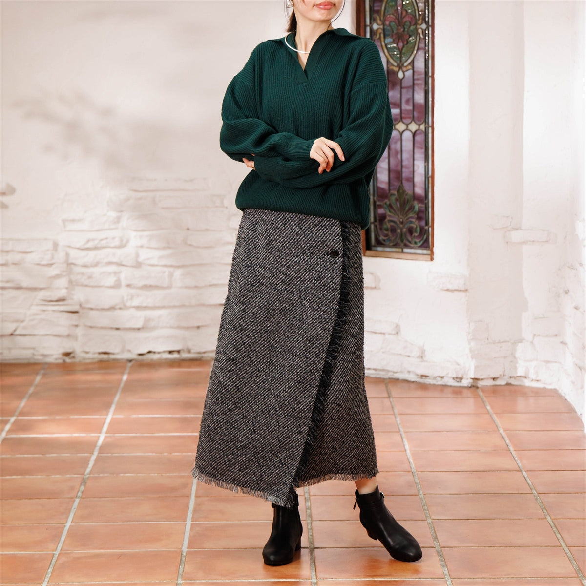 【26AW】ベルトデザインブーツ/663401