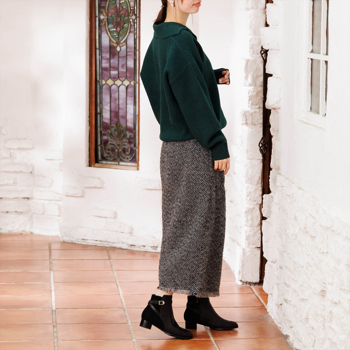 【26AW】ベルトデザインブーツ/663401