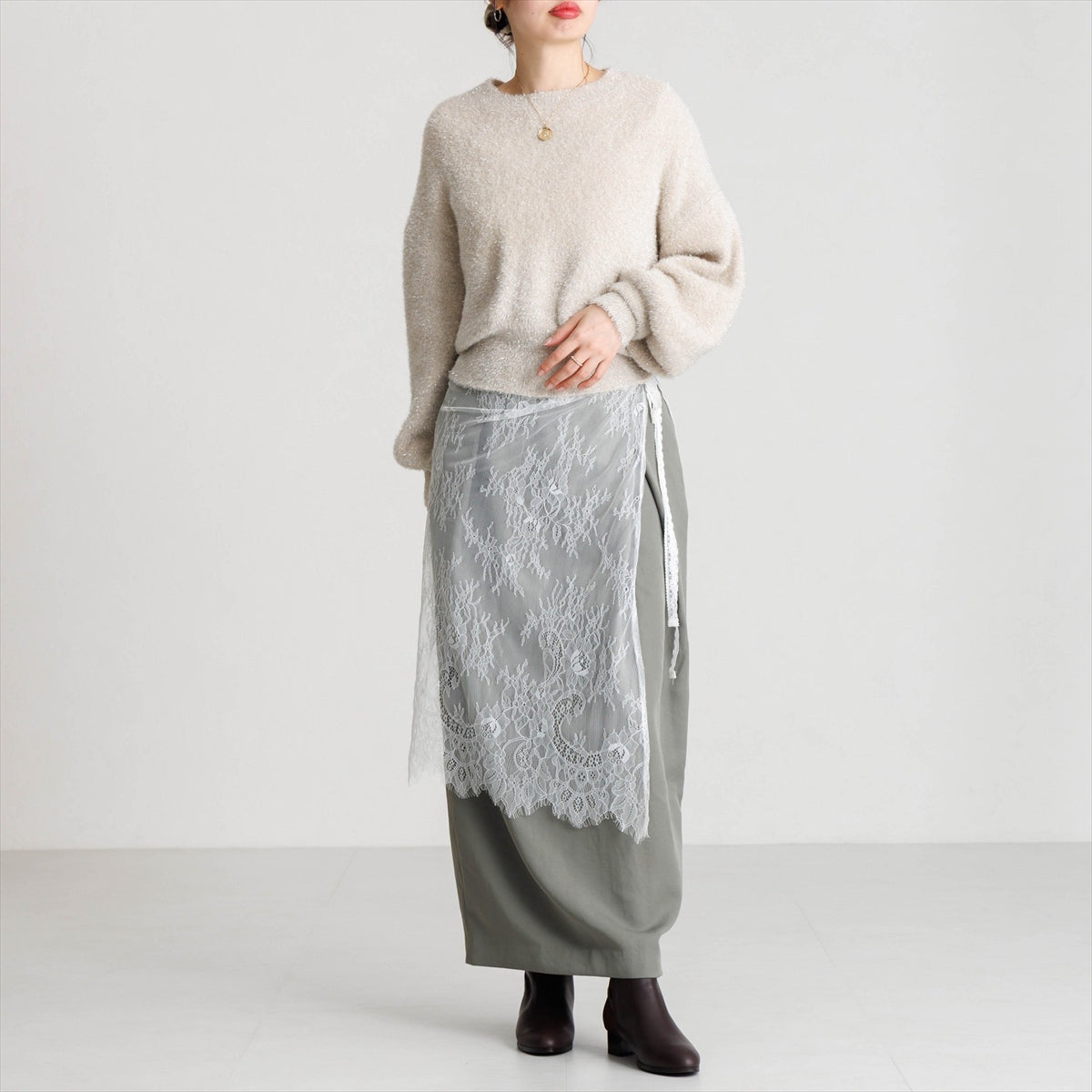 【26AW】ベルトデザインブーツ/663401
