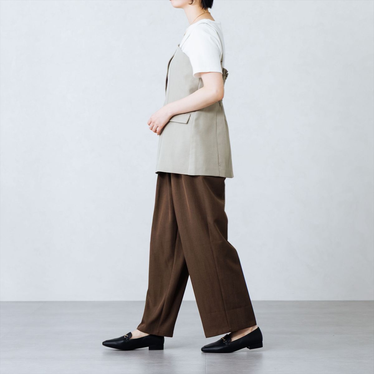 【WEB限定デザイン／再入荷】ビットモチーフローファー/640003
