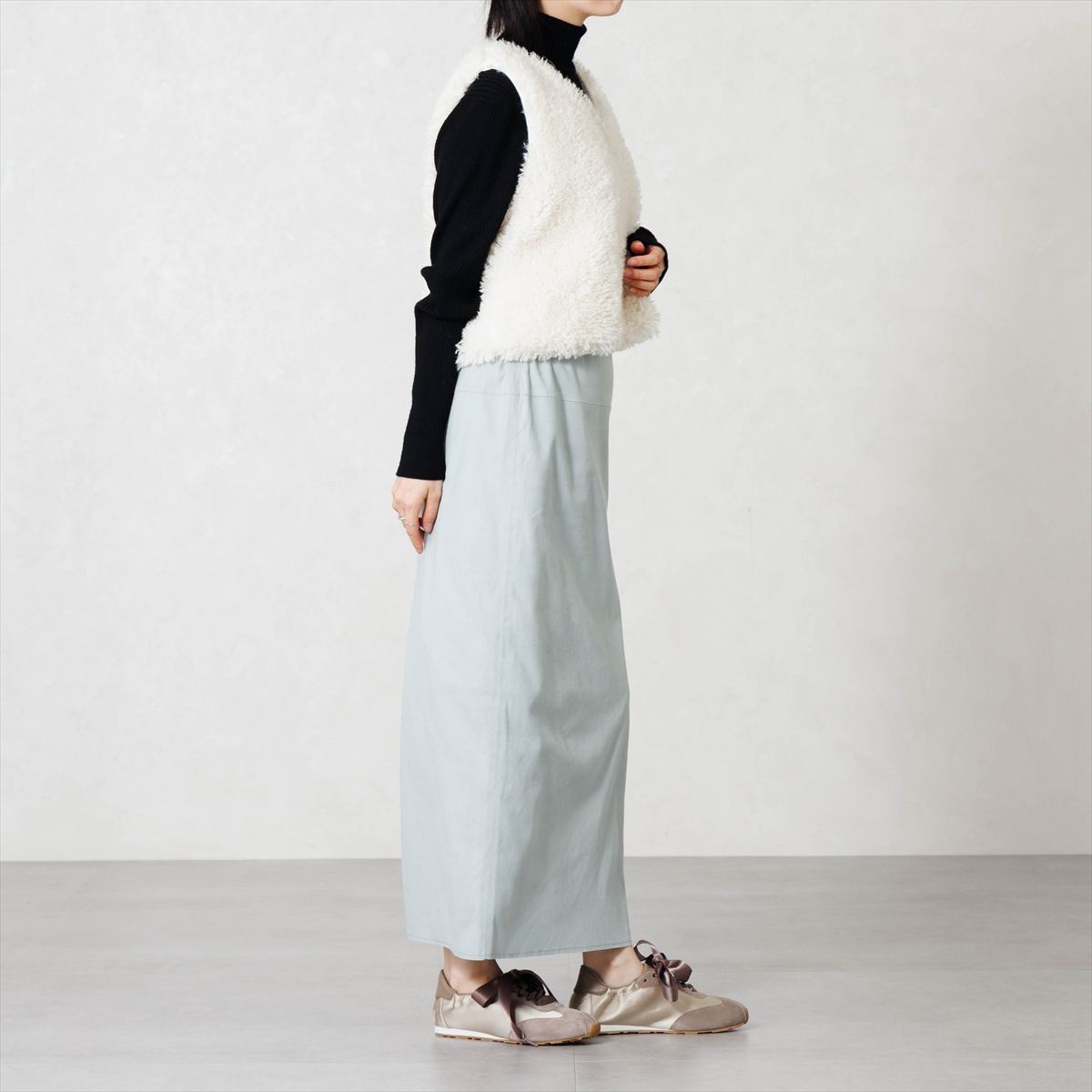 【26AW】2WAYレースフラットスニーカー/667102