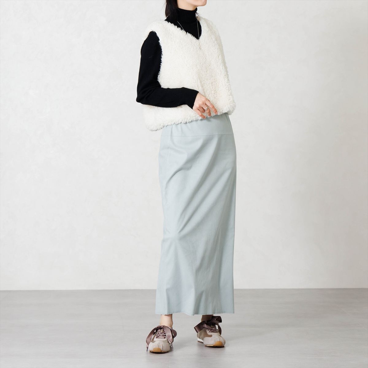 【26AW】2WAYレースフラットスニーカー/667102