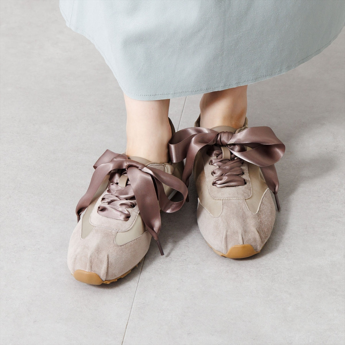 【26AW】2WAYレースフラットスニーカー/667102