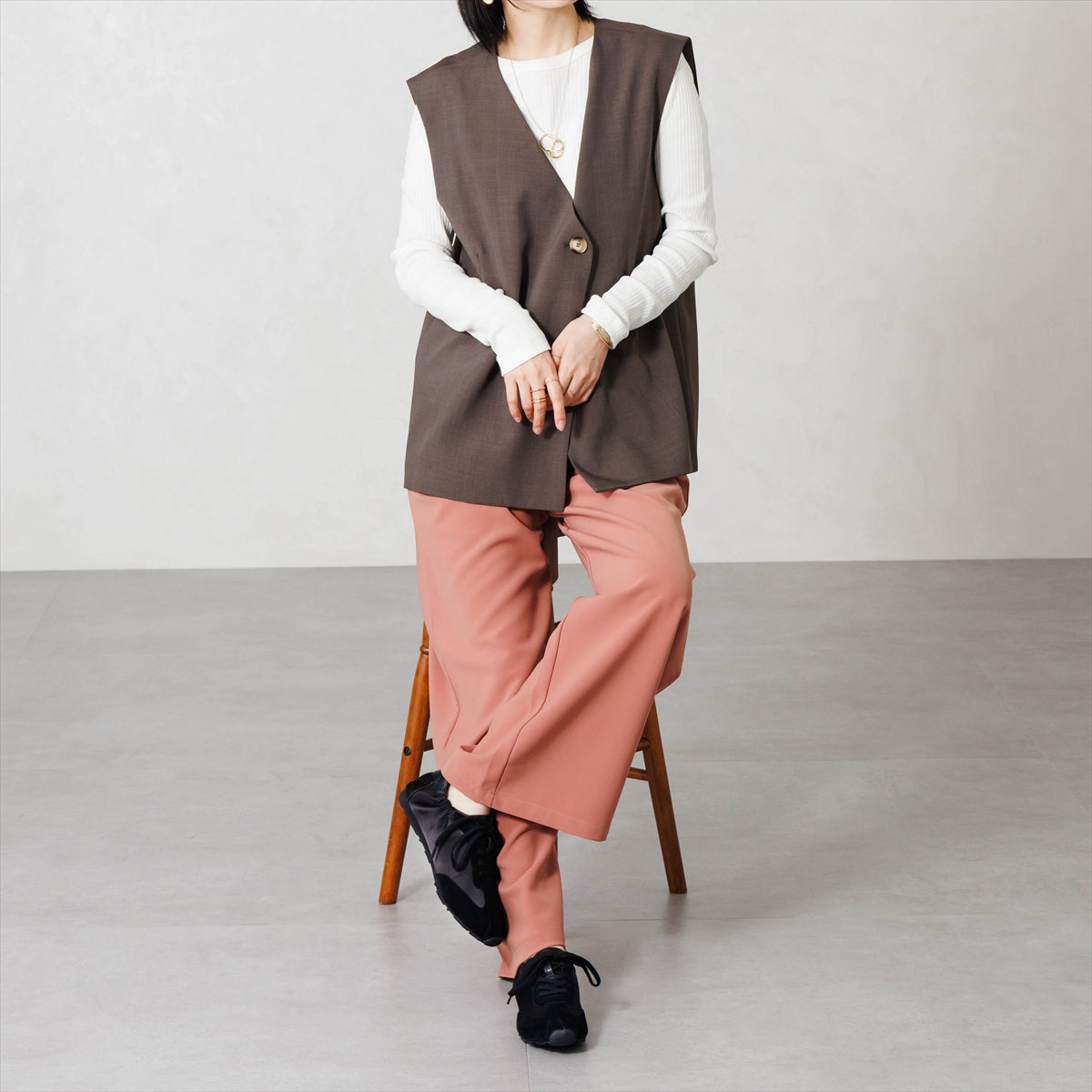 【26AW】2WAYレースフラットスニーカー/667102