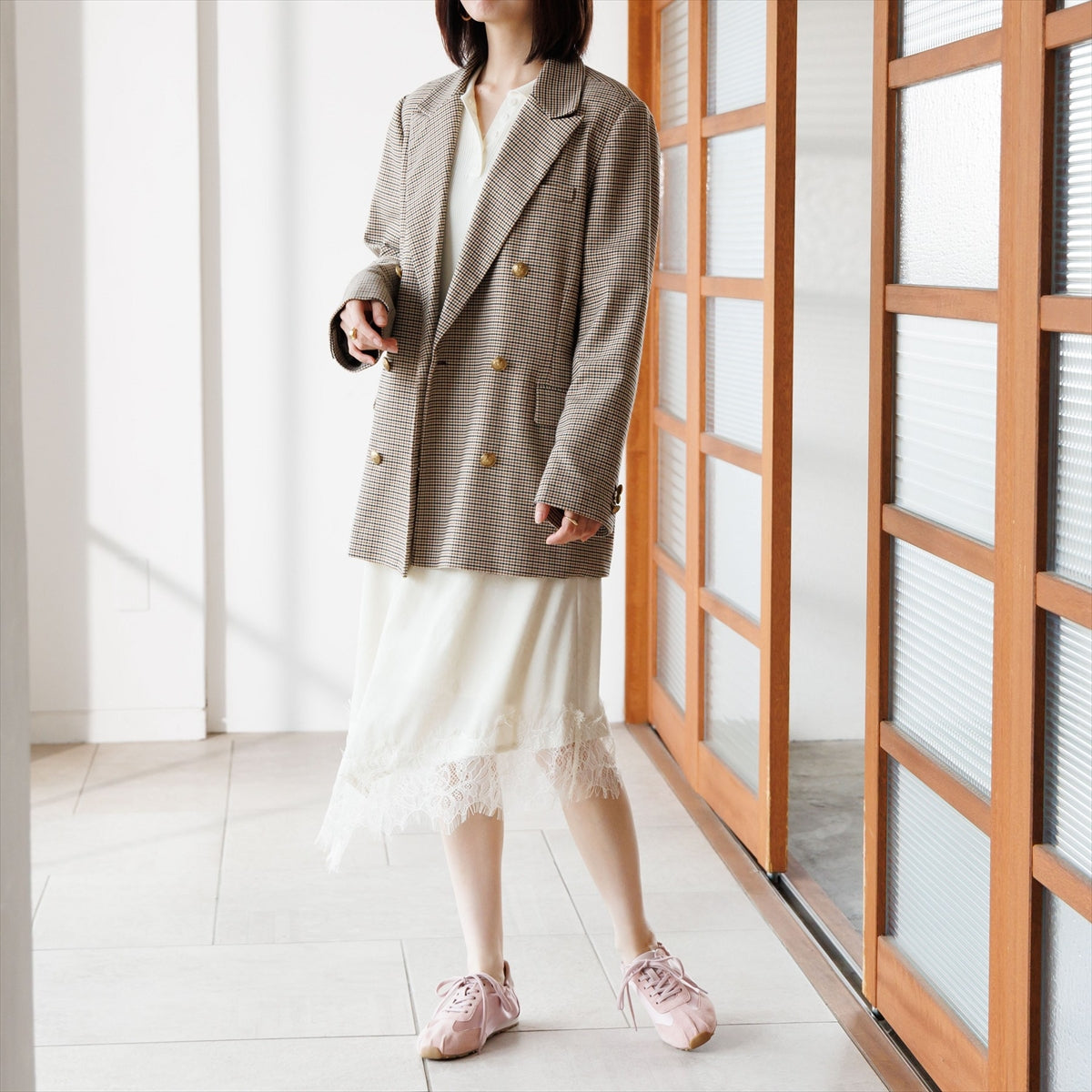 【26AW】2WAYレースフラットスニーカー/667102