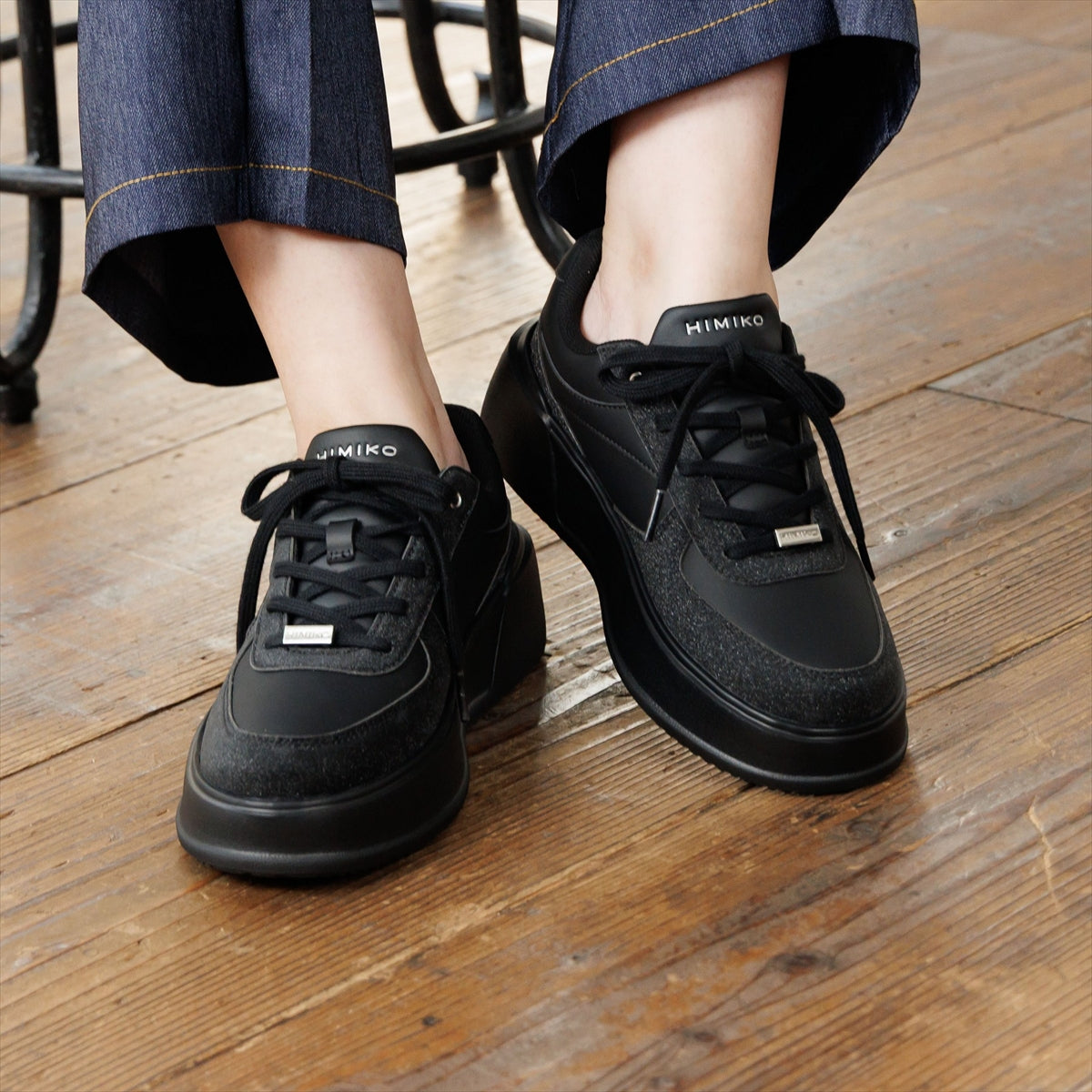 【26AW】2WAYレース厚底コートソールスニーカー/667301