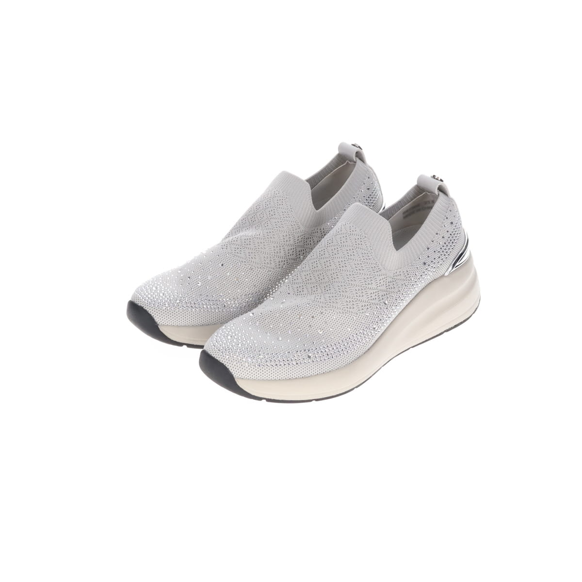 【26AW】ラインストーンニットヒールアップスニーカー/667302
