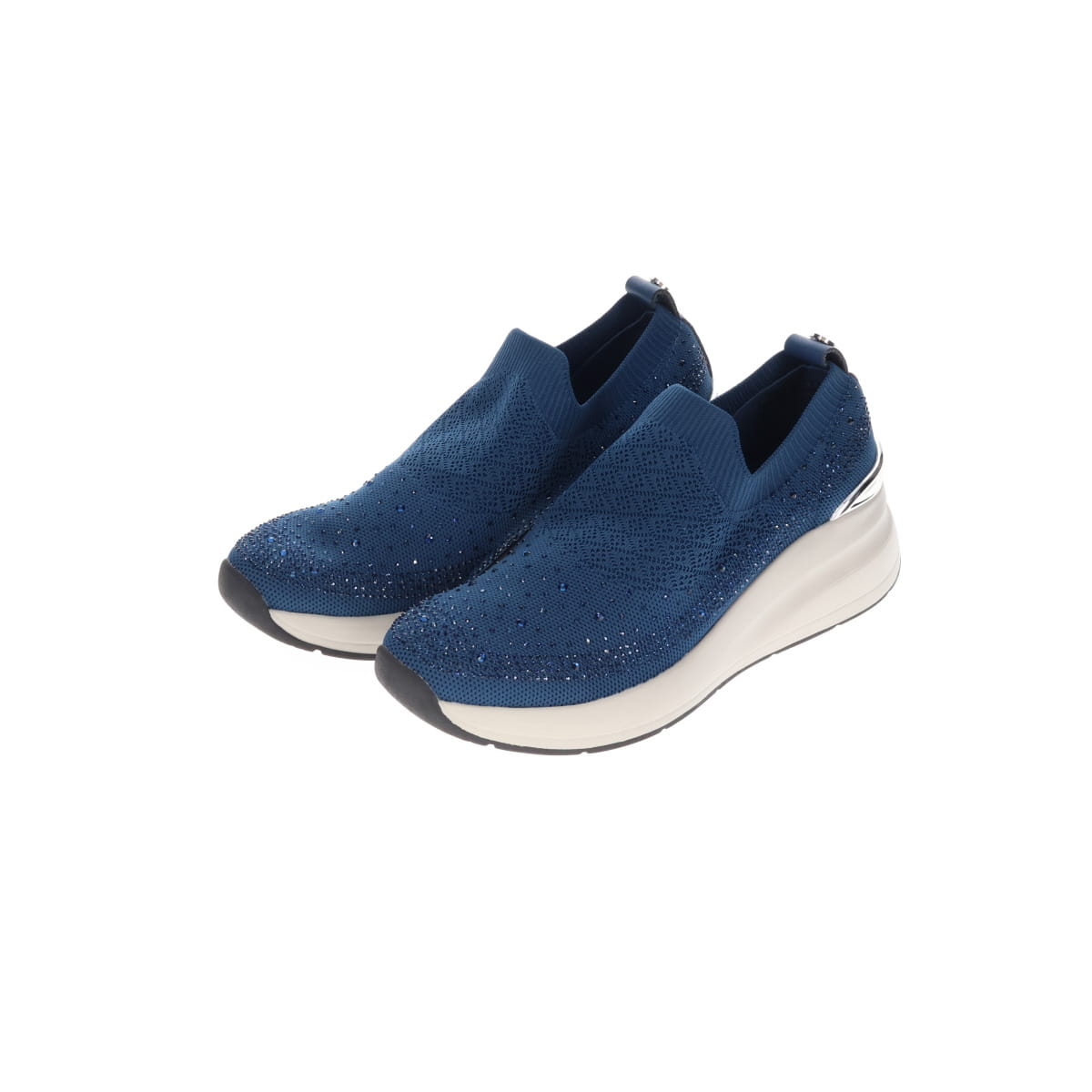 【26AW】ラインストーンニットヒールアップスニーカー/667302