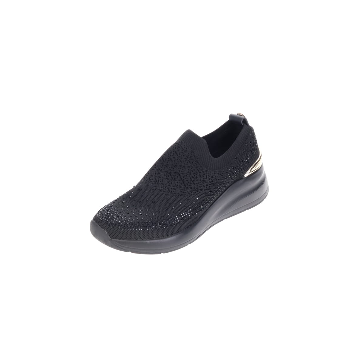 【26AW】ラインストーンニットヒールアップスニーカー/667302