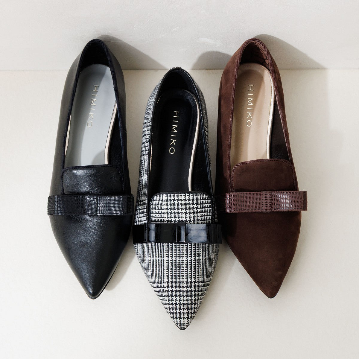 【26AW】リボンモチーフオペラシューズ/661318